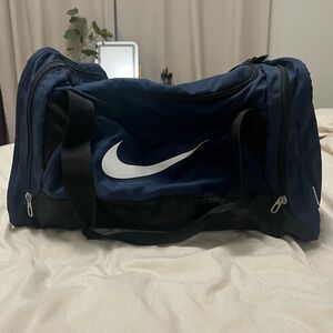 Nike Blue and Black Duffel Bag for Sports